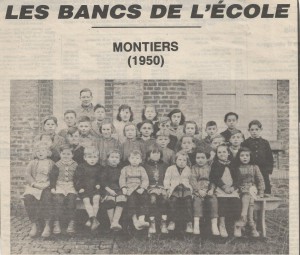 Classe école 1950