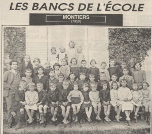 Ecole montiers 1929